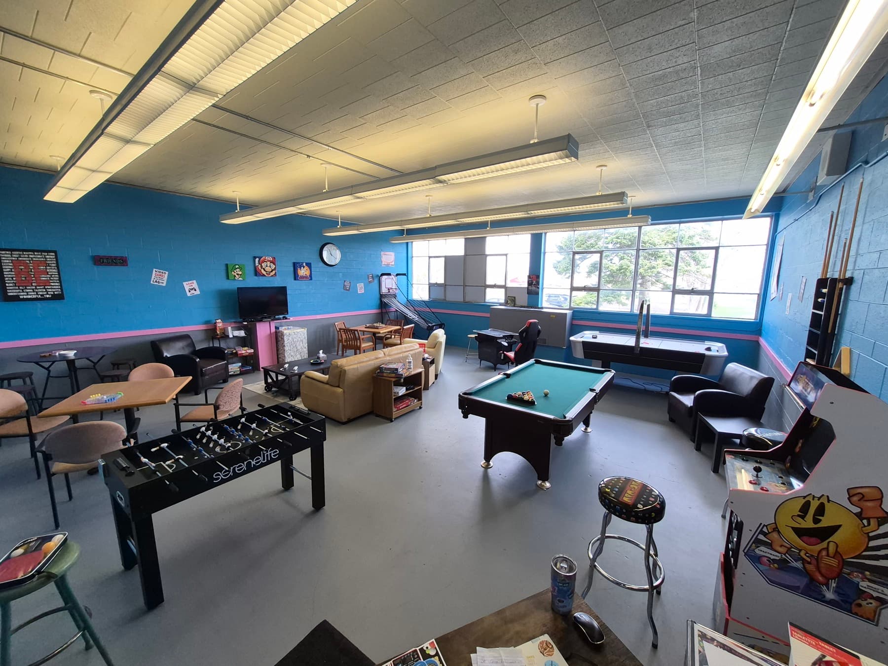 The Pad youth room at the Lincoln Community Hub